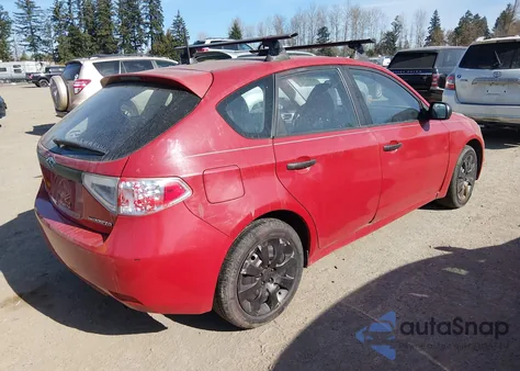 2009 Subaru Impreza 2.5I from USA, damaged, VIN JF1GH616X9G808346